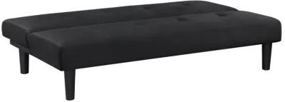 Stanford Multipurpose Upholstered Tufted Convertible Sofa Bed Black