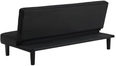 Stanford Multipurpose Upholstered Tufted Convertible Sofa Bed Black