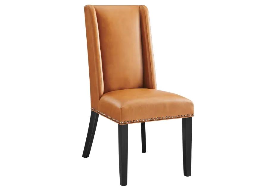 Baron Dining Chair Vinyl Set of 2