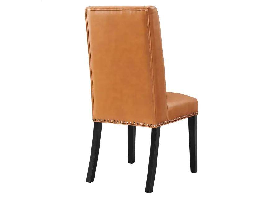 Baron Dining Chair Vinyl Set of 2