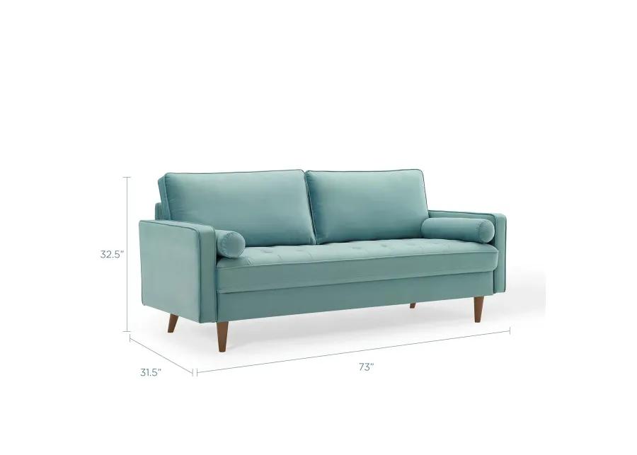 Valour Performance Velvet Sofa