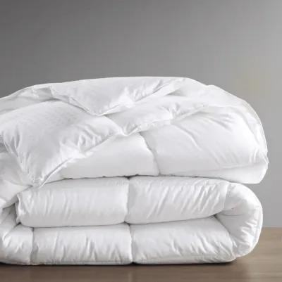 Croscill Signature White Dobby Cotton Down Alternative Comforter