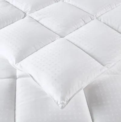 Croscill Signature White Dobby Cotton Down Alternative Comforter