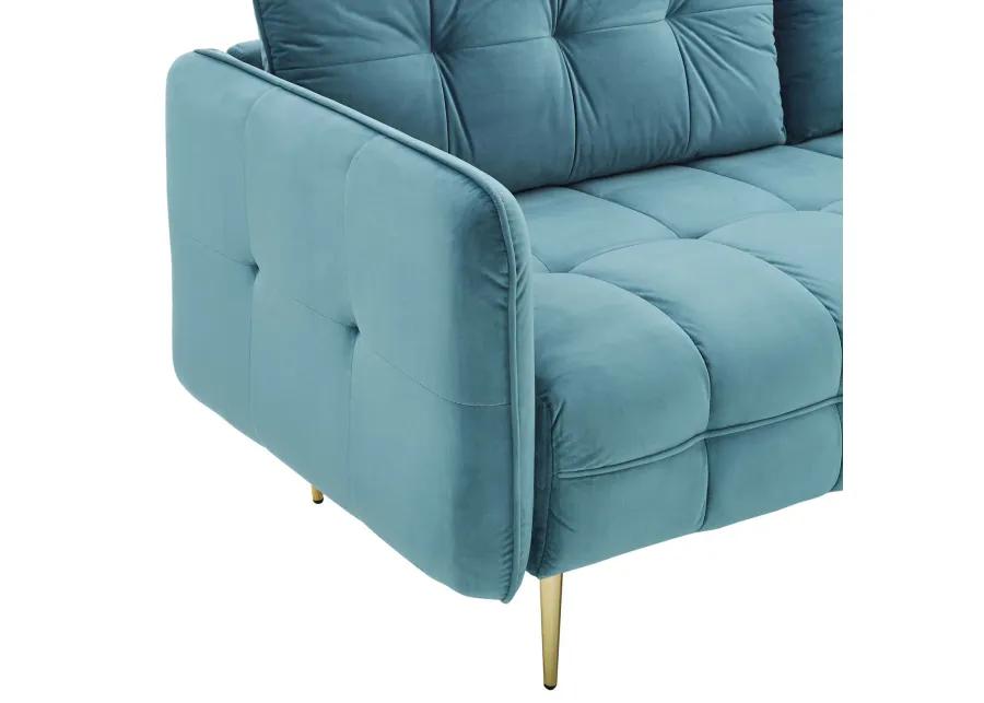 Cameron Tufted Performance Velvet Sofa