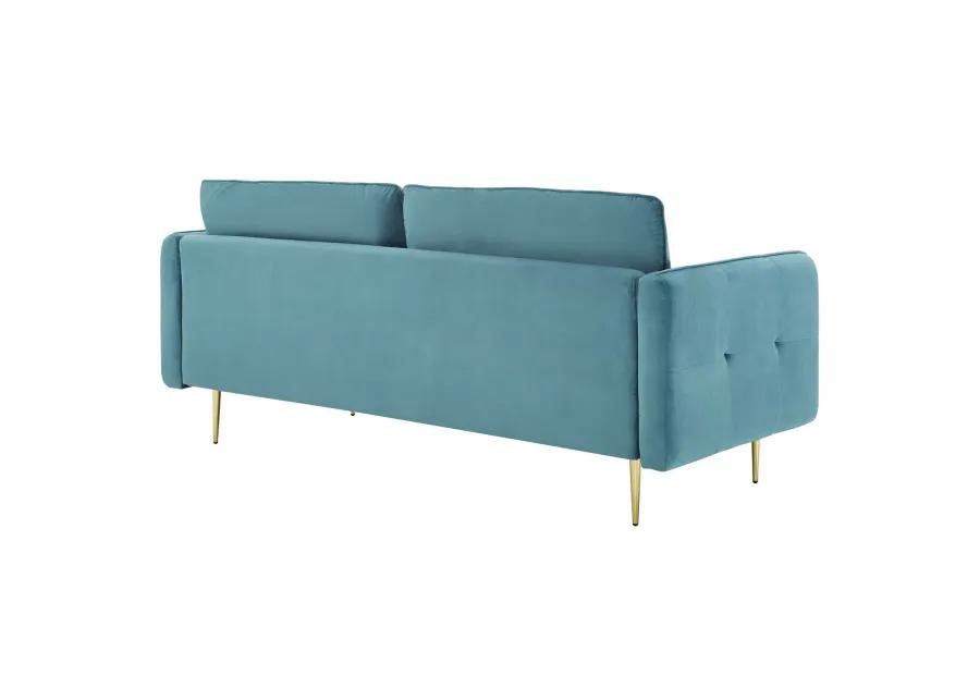 Cameron Tufted Performance Velvet Sofa