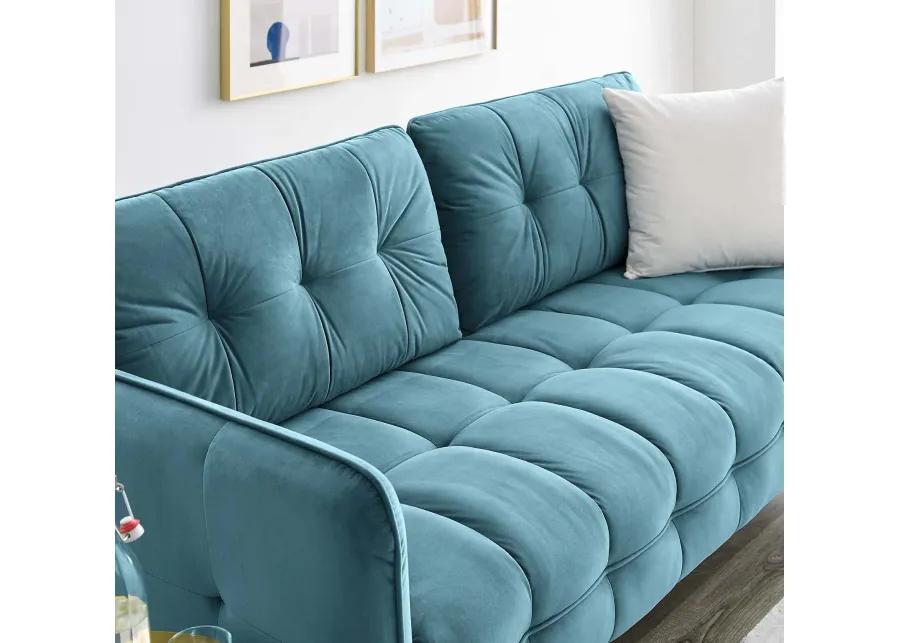 Cameron Tufted Performance Velvet Sofa