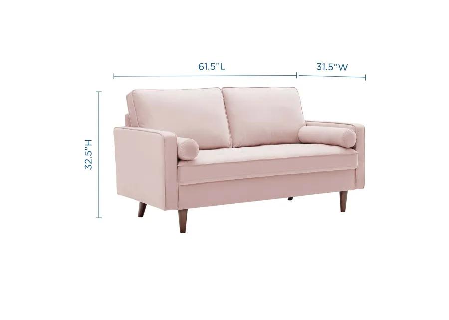 Valour Performance Velvet Loveseat