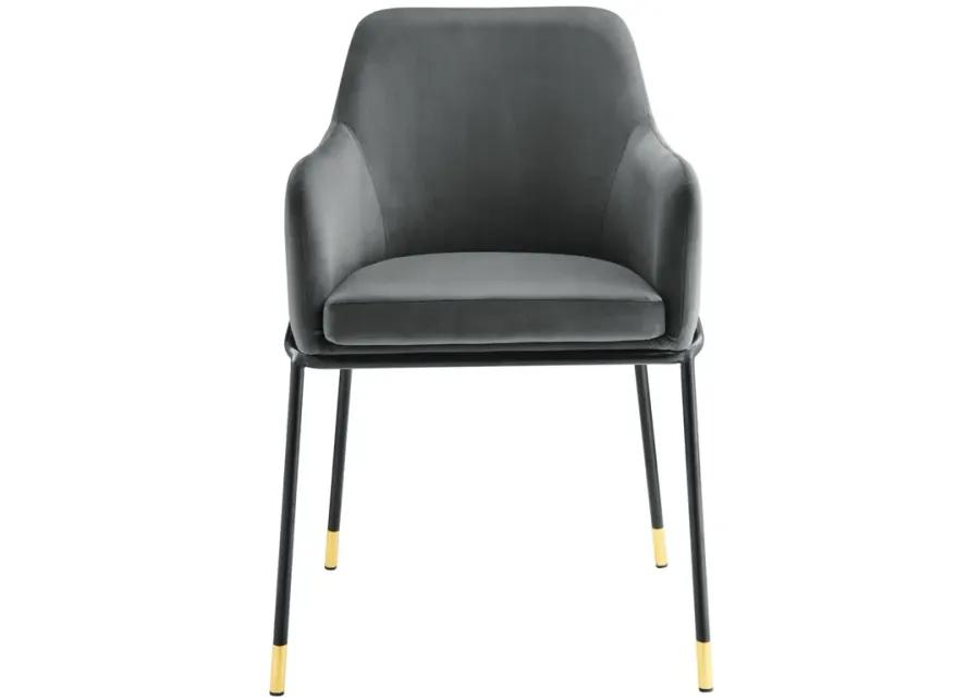 Jovi Performance Velvet Dining Armchair