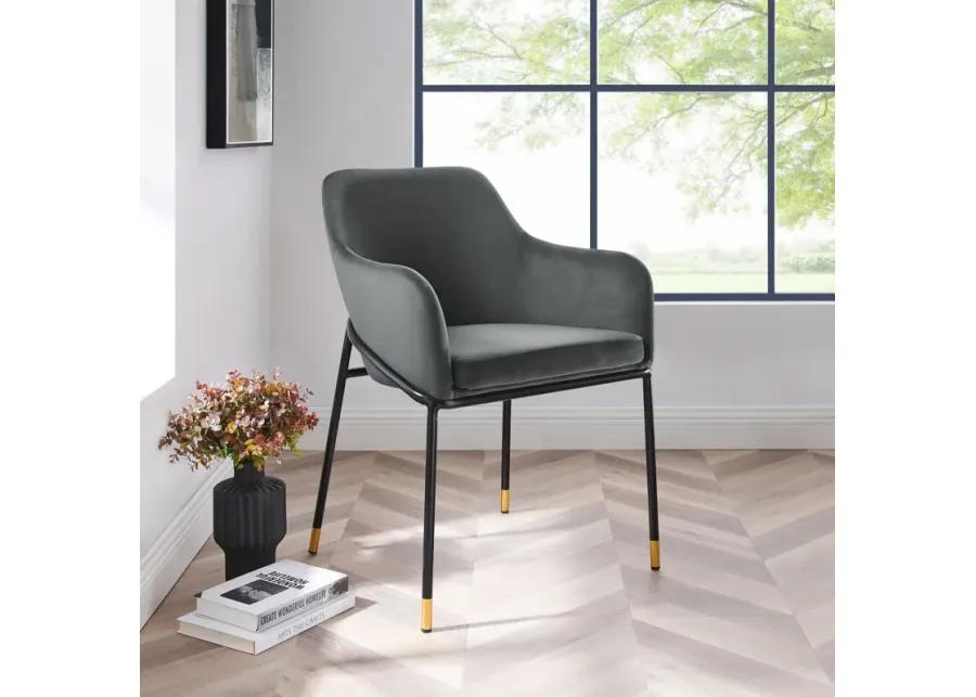 Jovi Performance Velvet Dining Armchair