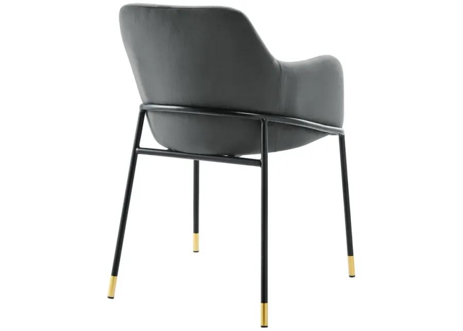 Jovi Performance Velvet Dining Armchair