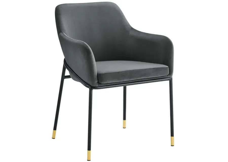 Jovi Performance Velvet Dining Armchair