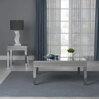 Whitfield Square End Table Silver