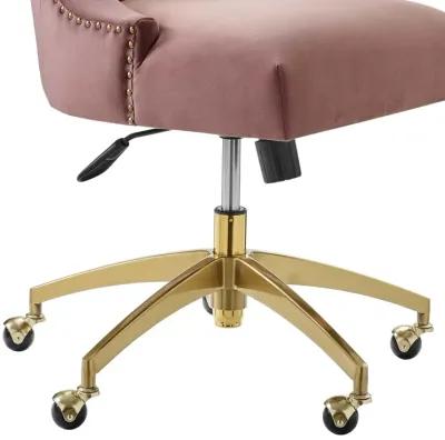 Empower Channel Tufted Performance Velvet Office Chair