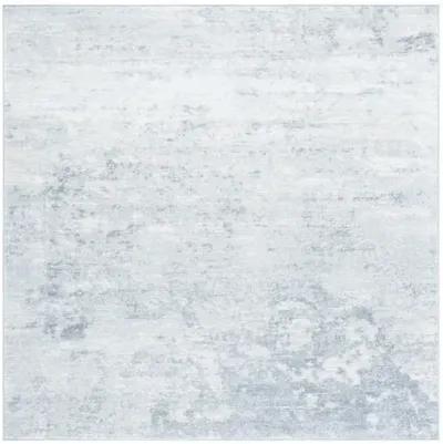 Brentwood 822 Ivory / Grey 4' X 4' Square Square Powerloomed Rug