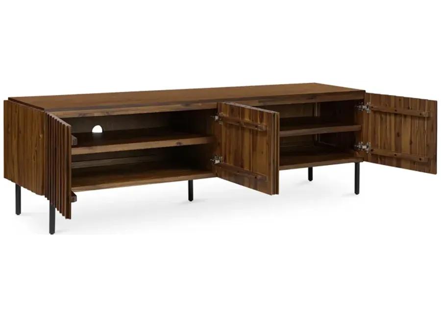 Lincoln Media Cabinet Brown