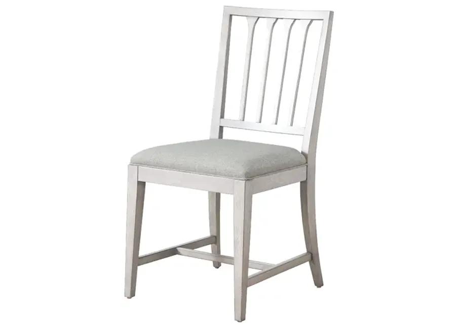 Slat Back Side Chair Pair