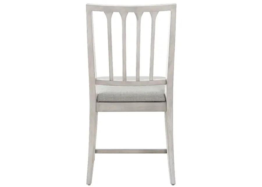 Slat Back Side Chair Pair