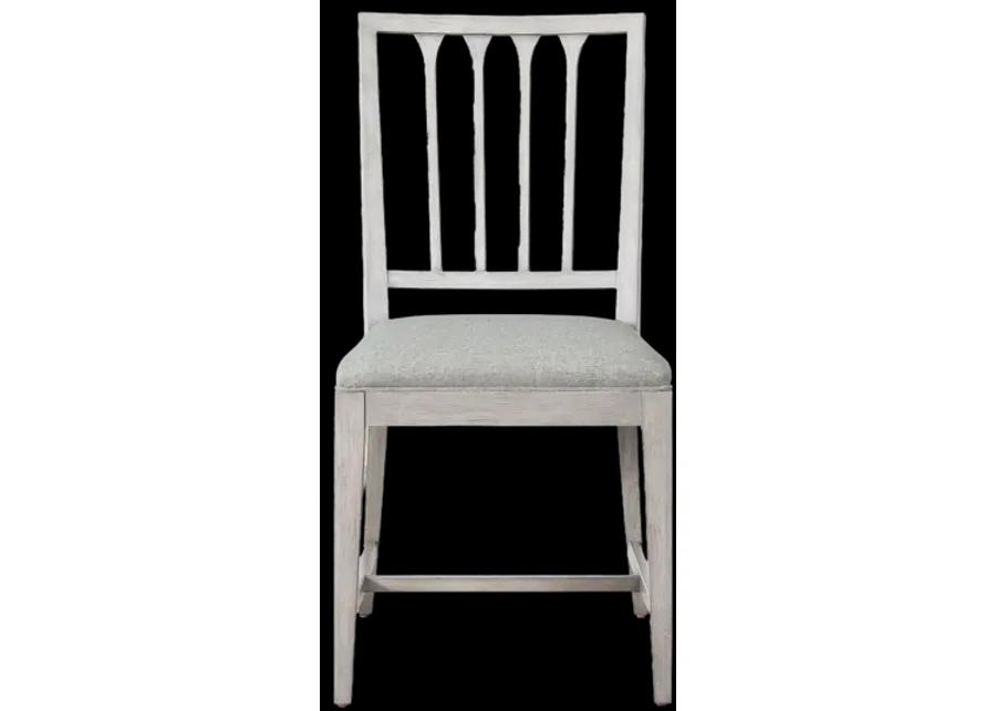 Slat Back Side Chair Pair