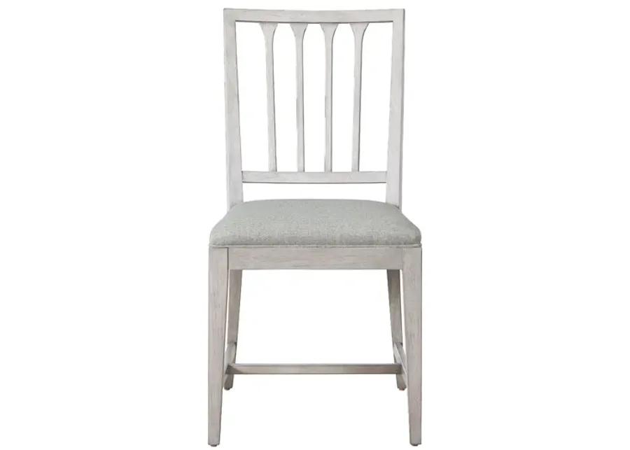 Slat Back Side Chair Pair