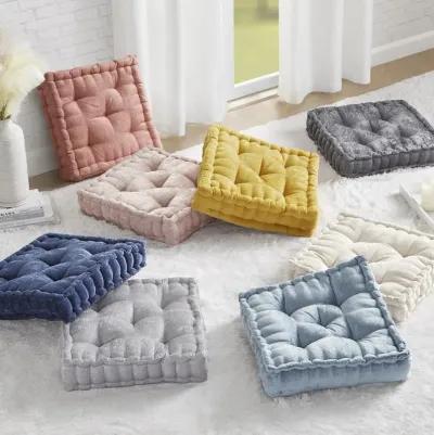 Poly Chenille Square Floor Pillow Cushion