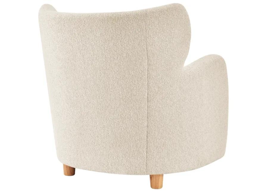 Tiffany KD Fabric Accent Arm Chair, Palladian Beige