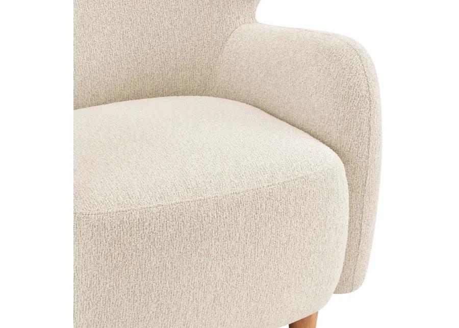 Tiffany KD Fabric Accent Arm Chair, Palladian Beige