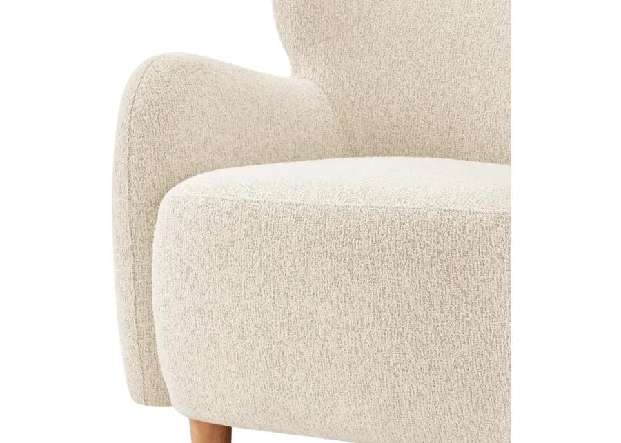 Tiffany KD Fabric Accent Arm Chair, Palladian Beige