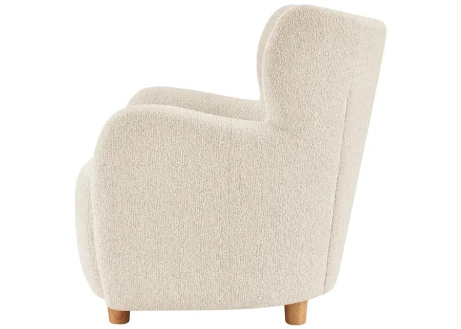 Tiffany KD Fabric Accent Arm Chair, Palladian Beige