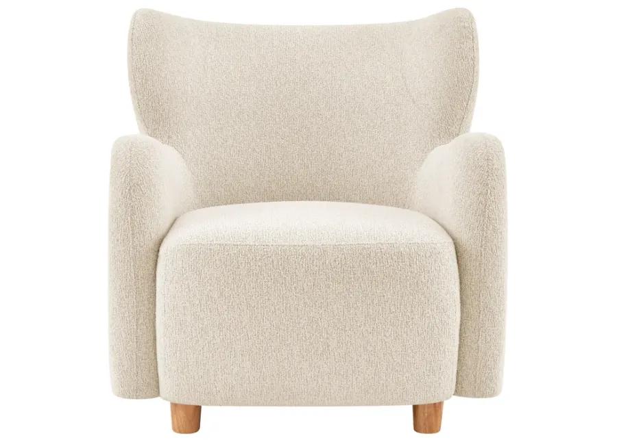 Tiffany KD Fabric Accent Arm Chair, Palladian Beige