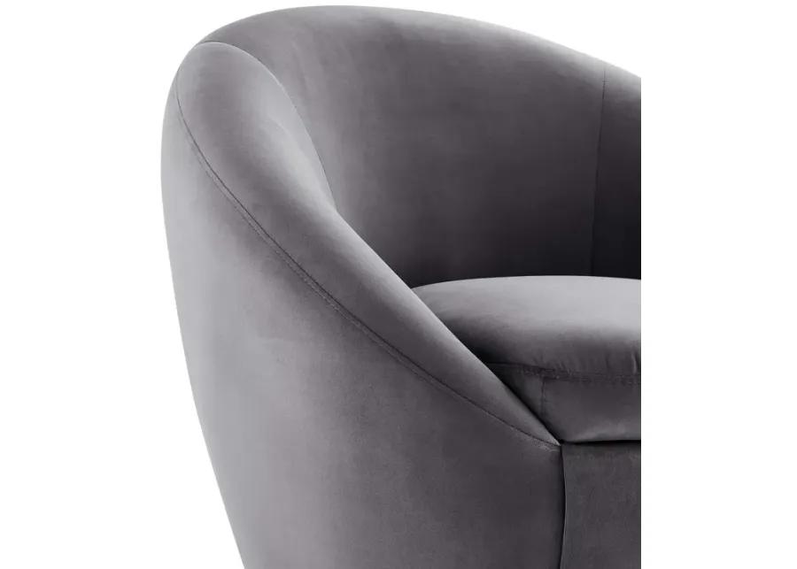 Buttercup Performance Velvet Performance Velvet Swivel Chair