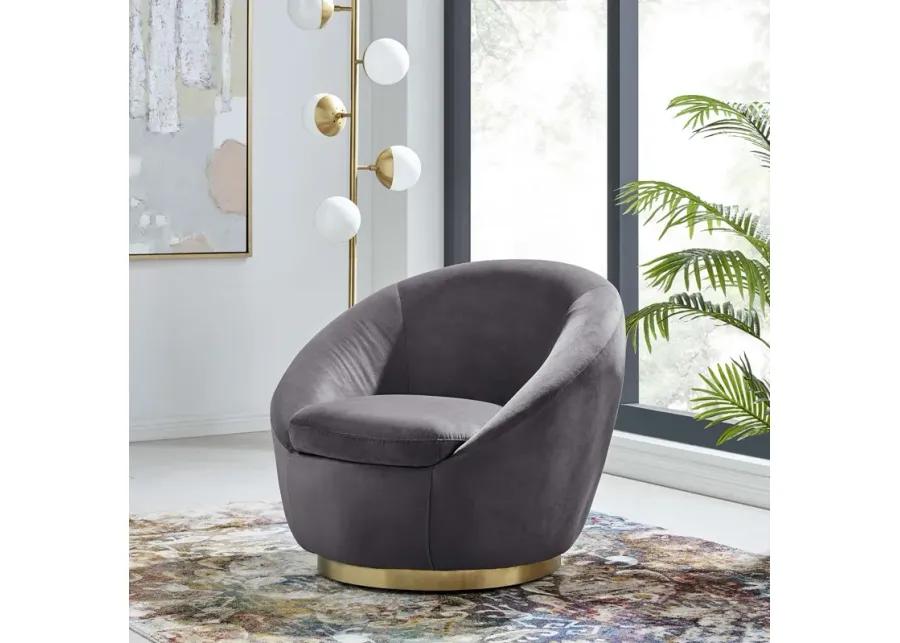 Buttercup Performance Velvet Performance Velvet Swivel Chair