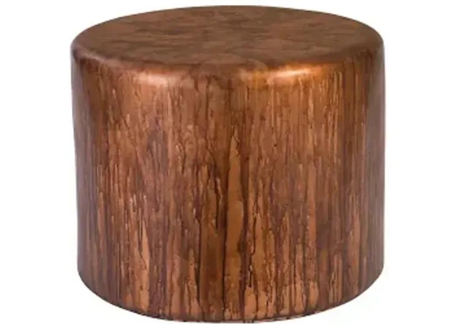 button end table, von braun finish