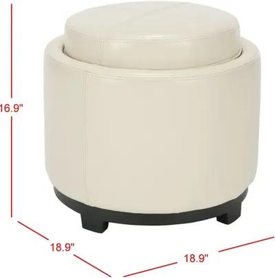 CHELSEA ROUND TRAY OTTOMAN