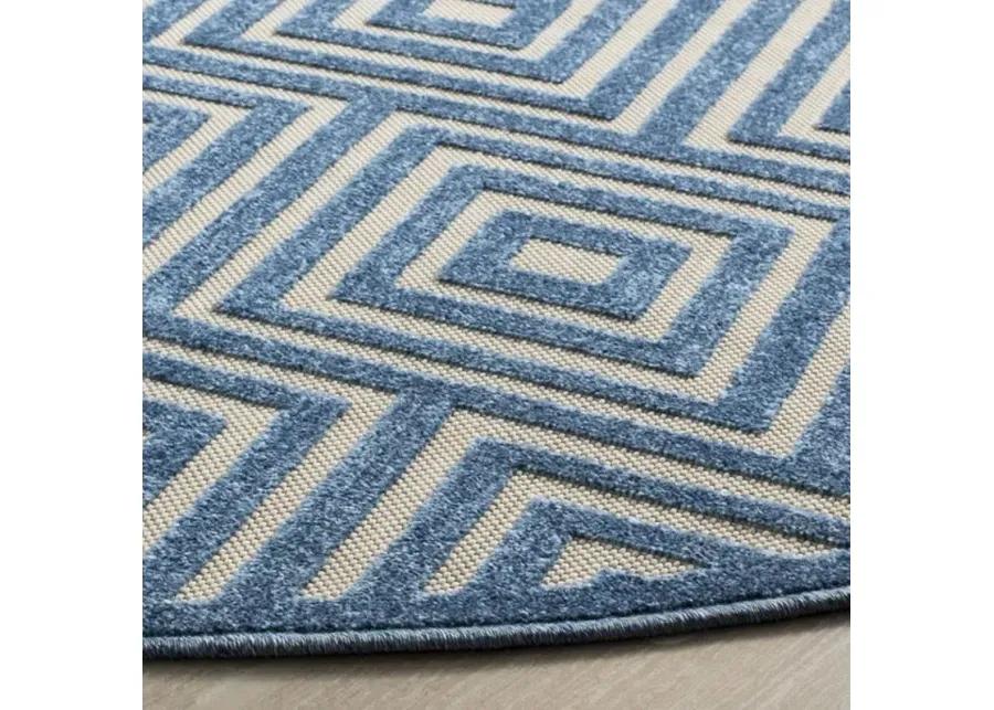 Cottage COT941K Cream / Light Blue Rug 