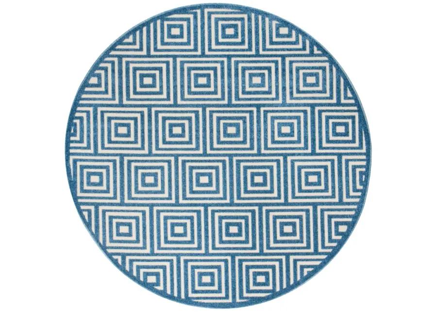 Cottage COT941K Cream / Light Blue Rug 