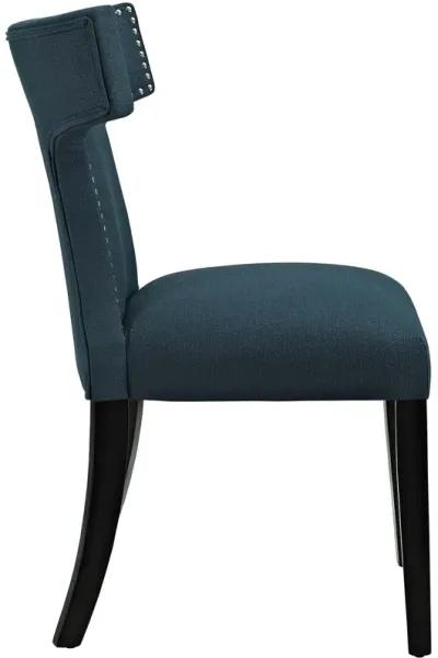 Curve Dining Side Chair Fabric Set of 2