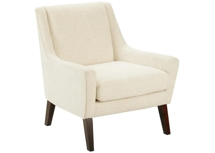 INK+IVY Scott Cream/Morrocco Accent Chair