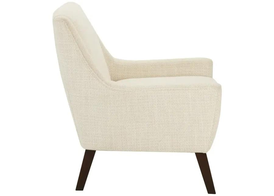 INK+IVY Scott Cream/Morrocco Accent Chair