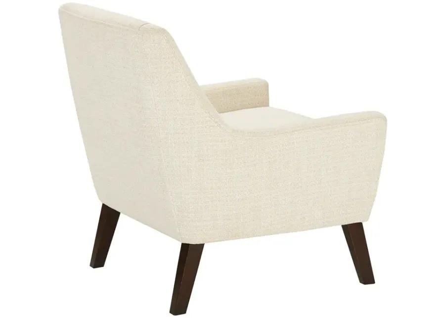 INK+IVY Scott Cream/Morrocco Accent Chair