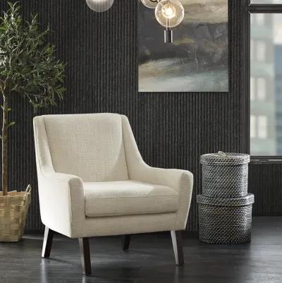 INK+IVY Scott Cream/Morrocco Accent Chair