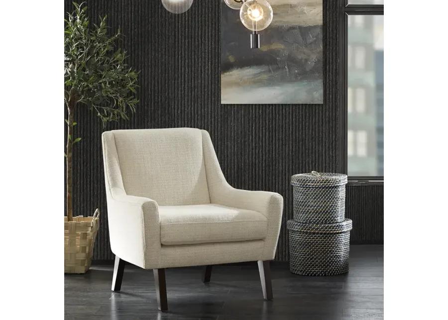 INK+IVY Scott Cream/Morrocco Accent Chair