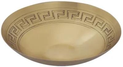 Greek Key Bowl - Set of 3 Brass