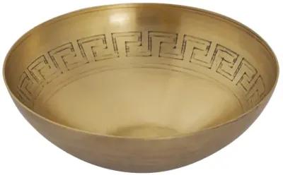 Greek Key Bowl - Set of 3 Brass