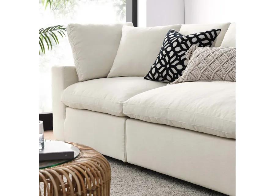 Commix Down Filled Overstuffed 4-Piece Modular Sofa