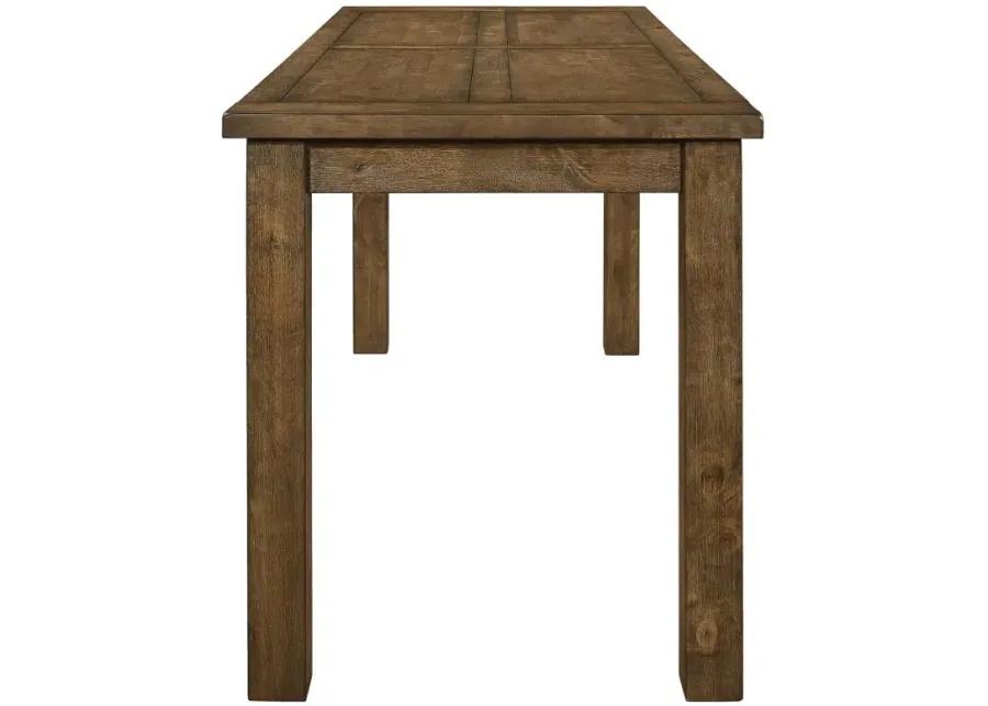 Coleman Counter Height Table Rustic Golden Brown