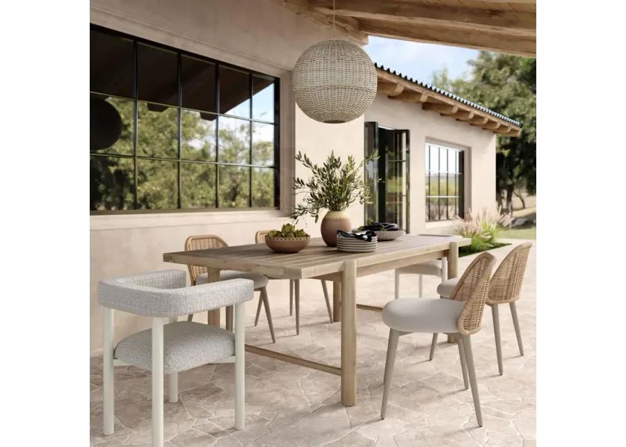 Alexa Cream Outdoor Dining Chair