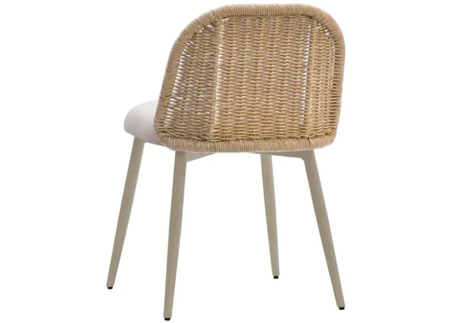 Alexa Cream Outdoor Dining Chair