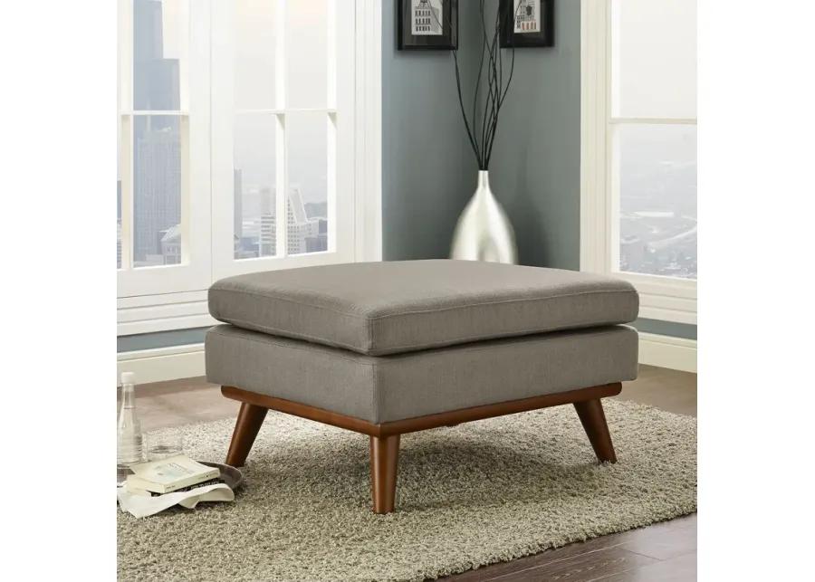 Engage Upholstered Fabric Ottoman