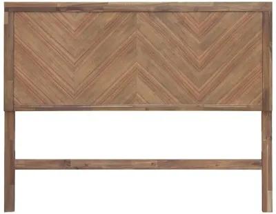 piero kd chevron queen headboard, monterey brown