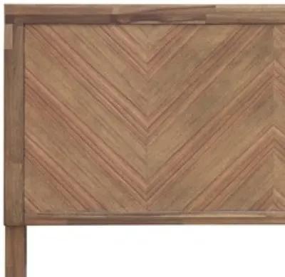 piero kd chevron queen headboard, monterey brown